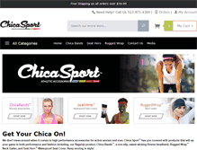 Tablet Screenshot of chicabands.com